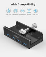 Hub Orico Clip 4 Puertos USB 3.0 MH4PU-P