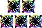 Kit 5 Ventiladores Empowered ARGB 120mm