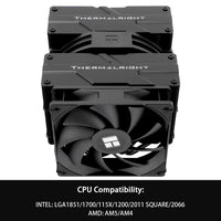 Disipador CPU Thermalright Assassin X 140 Negro