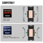 Disipador CPU Vetroo V5 Negro
