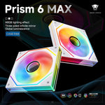 Jungle Leopard Prism6 Max ARGB Kit 3 Ventiladores Blanco