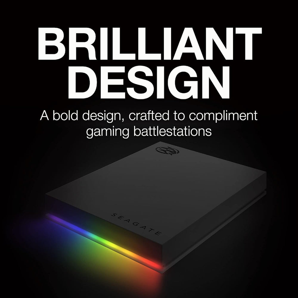 Disco Externo Seagate FireCuda Gaming SSD 1TB RGB