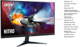 MONITOR ACER 28" 4K IPS NITRO VG1 VG281K 4MS 60HZ vista 7