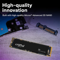 SSD Crucial P3 500GB NVMe