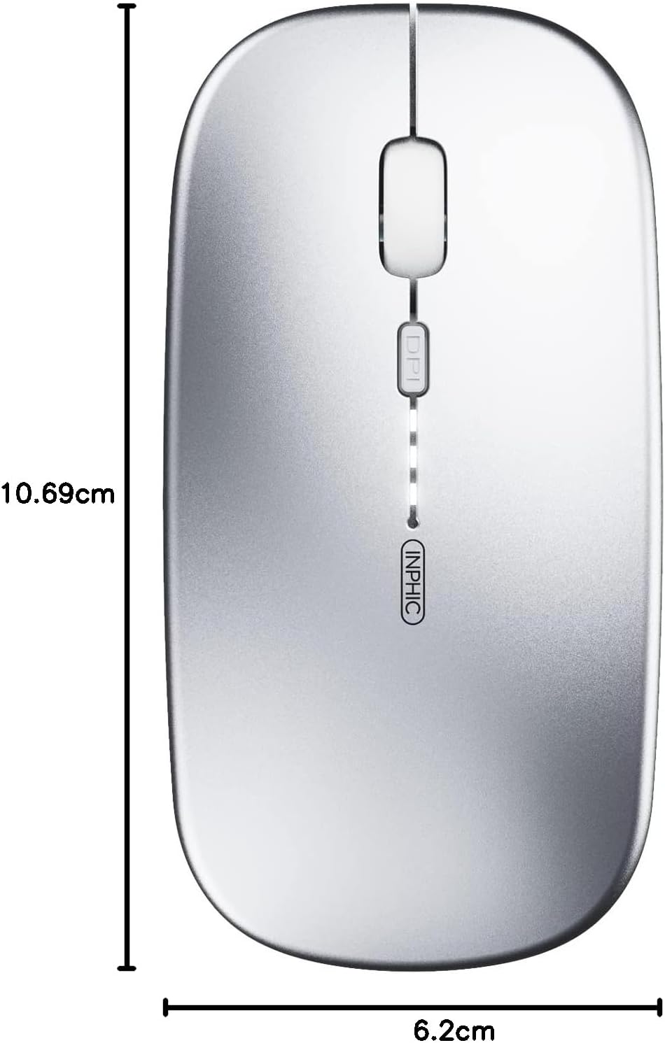Mouse Inphic PM1BS Inalámbrico Tres Modos