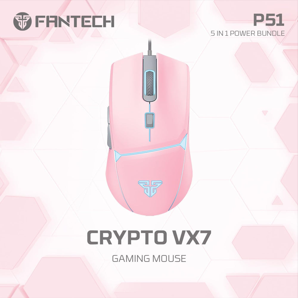 Fantech P51 5 en 1 Rosado