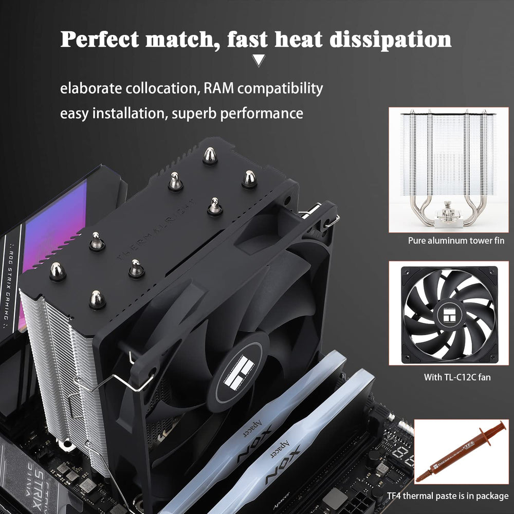 Disipador CPU Thermalright Assassin X 120 Negro