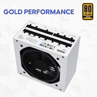 GV1000 1000W 80+ Gold Full Modular Blanca