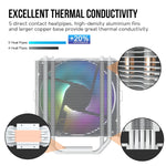 Disipador CPU Vetroo V5 Blanco