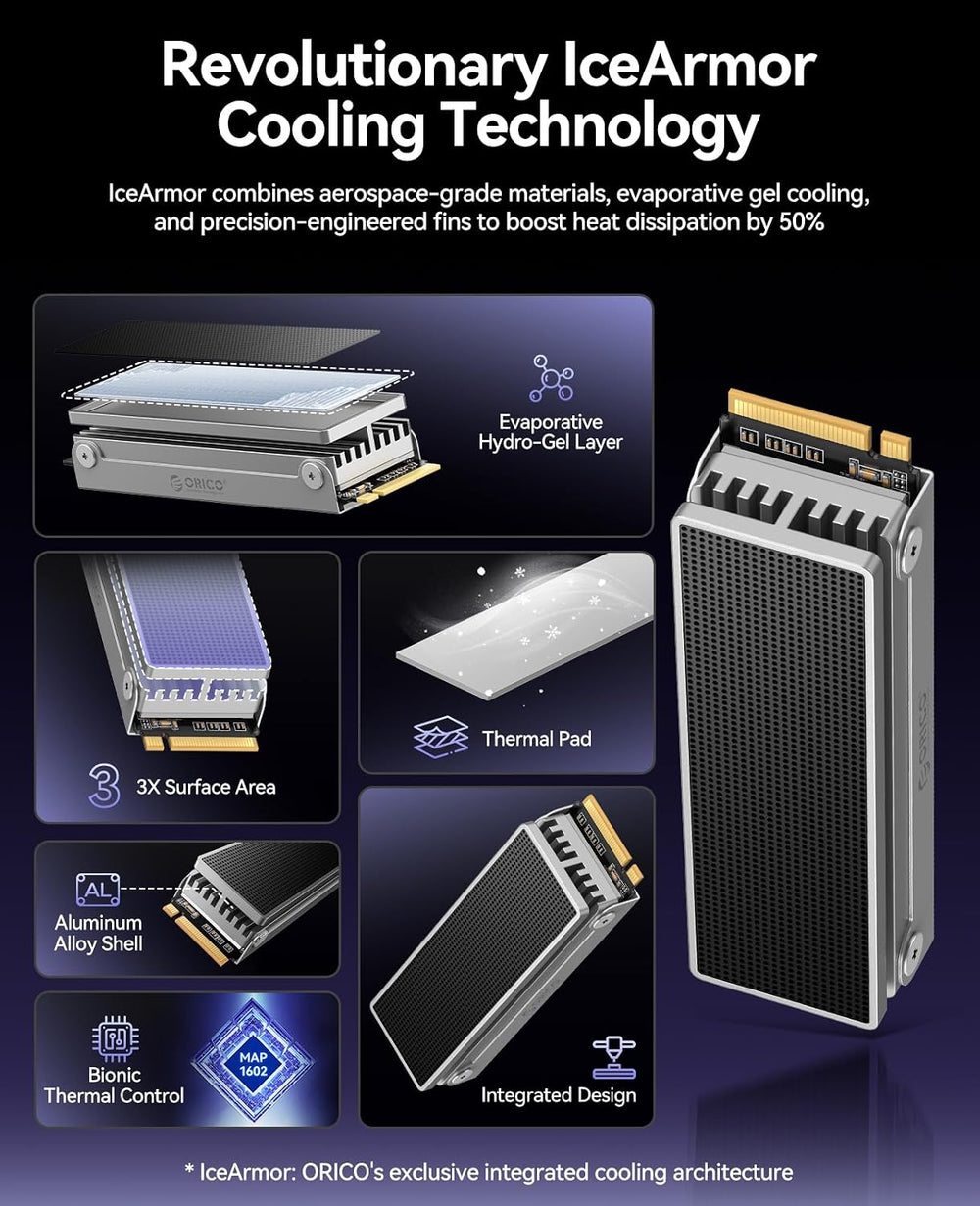 SSD Orico 1TB NVMe PCIe 4.0 7450MB/s