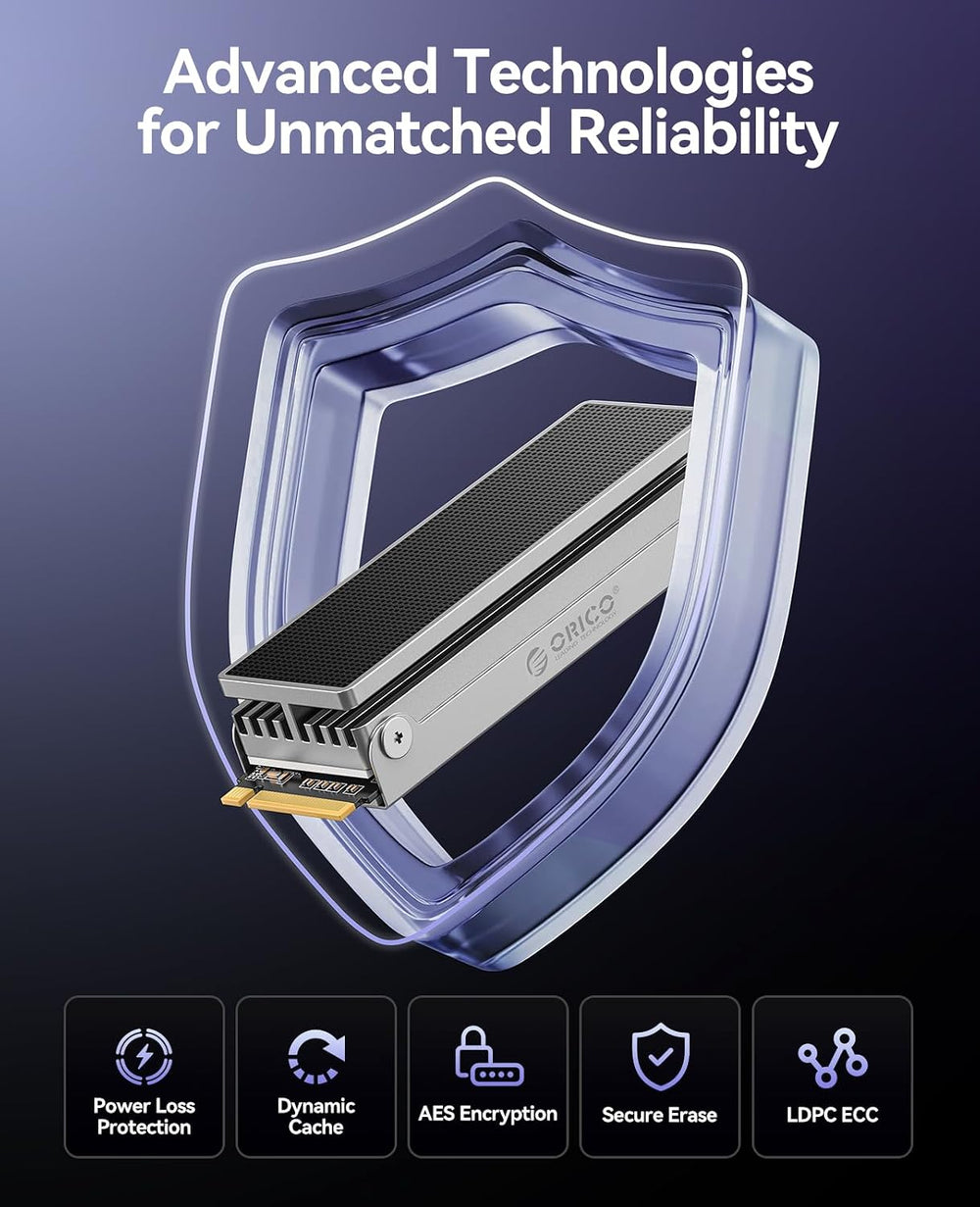 SSD Orico 1TB NVMe PCIe 4.0 7450MB/s