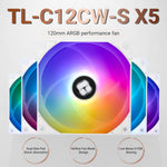 Thermalright TL-C12CW-S X5 ARGB Blanco