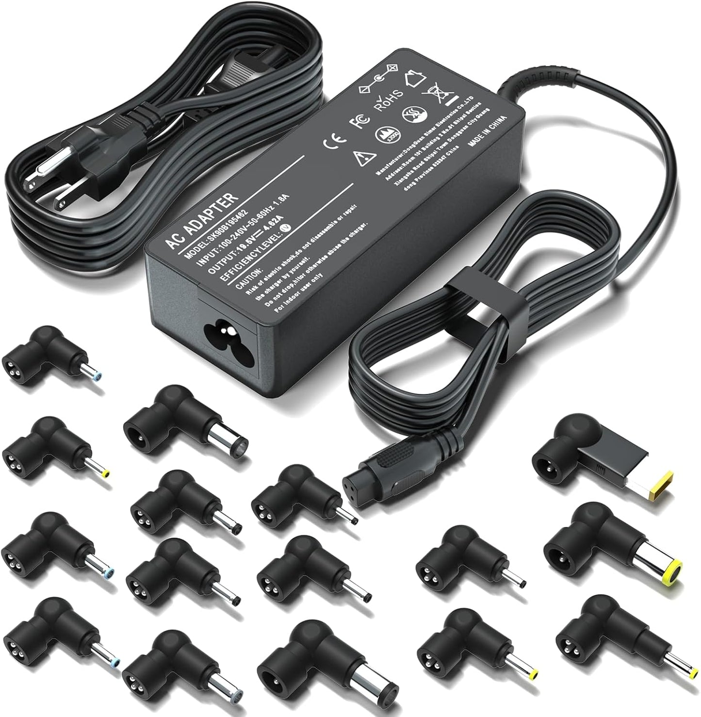 CARGADOR UNIVERSAL PARA LAPTOP 90W