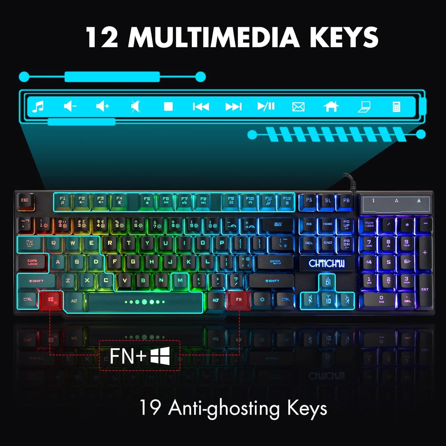 TECLADO CHONCHOW