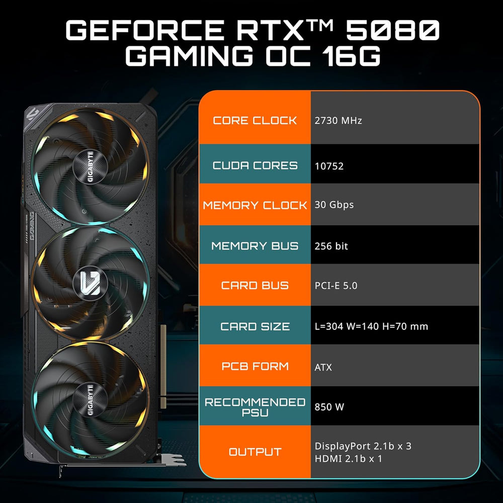 RTX 5080 Gaming OC 16GB