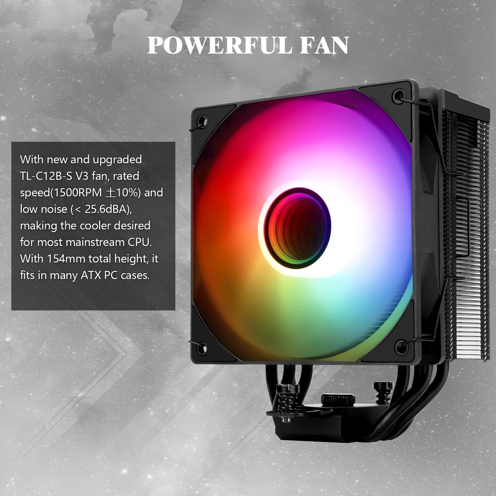 Disipador CPU Thermalright Assassin X 120 Spirit ARGB Negro