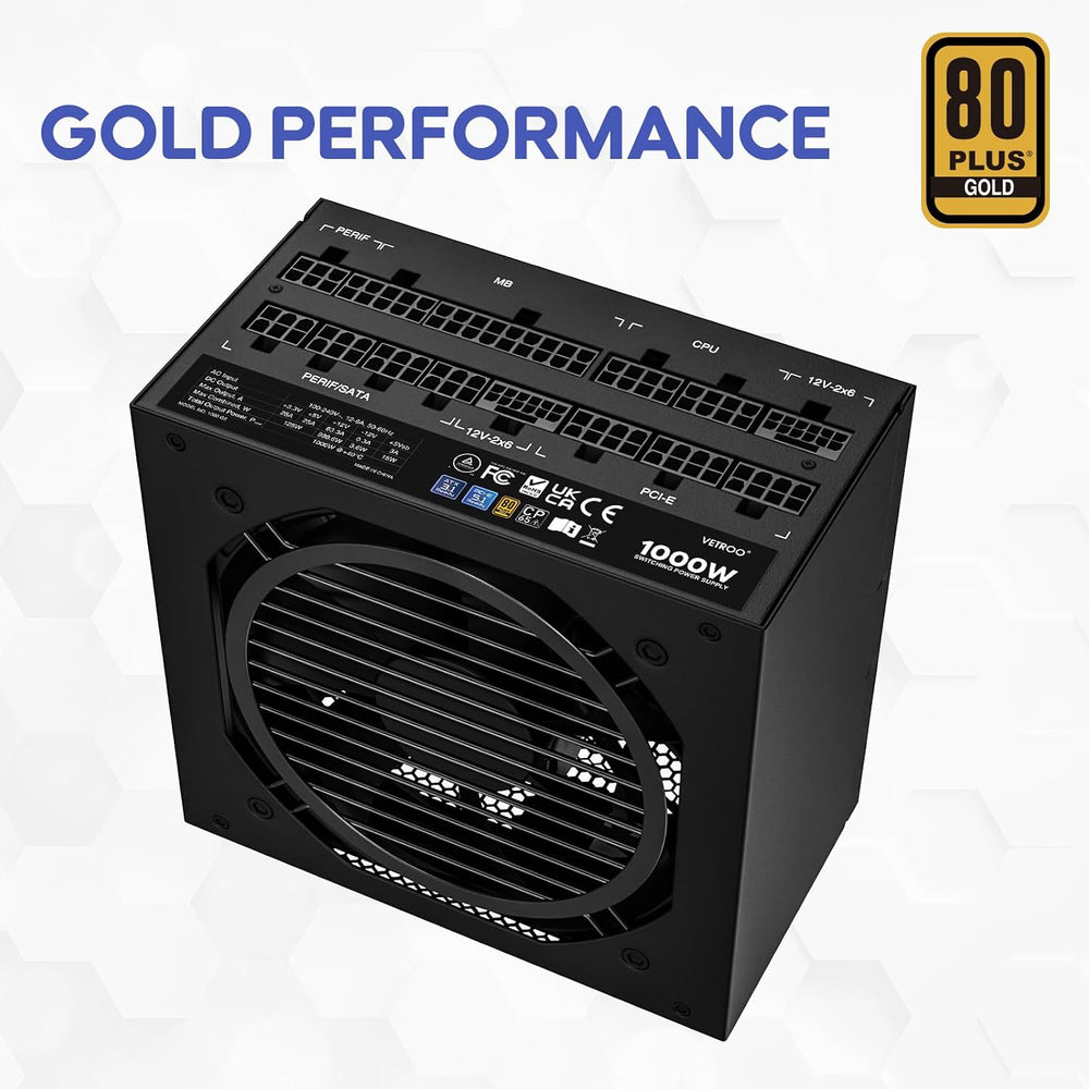 GV1000 1000W 80+ Gold Full Modular