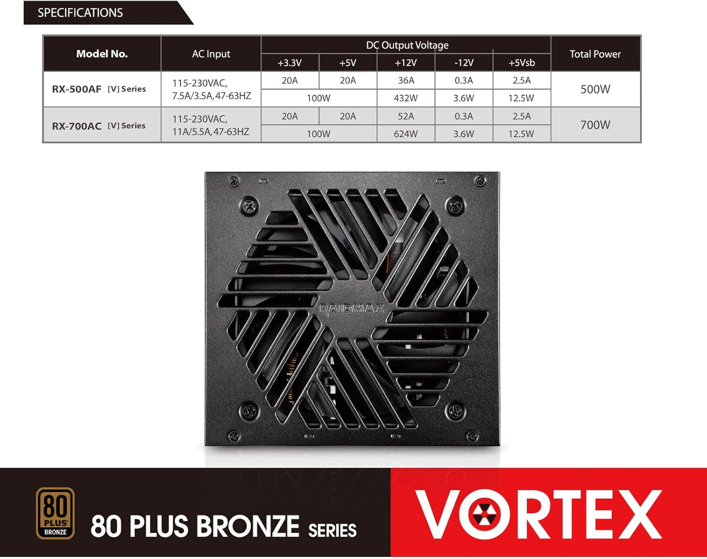 RAIDMAX VORTEX 700W