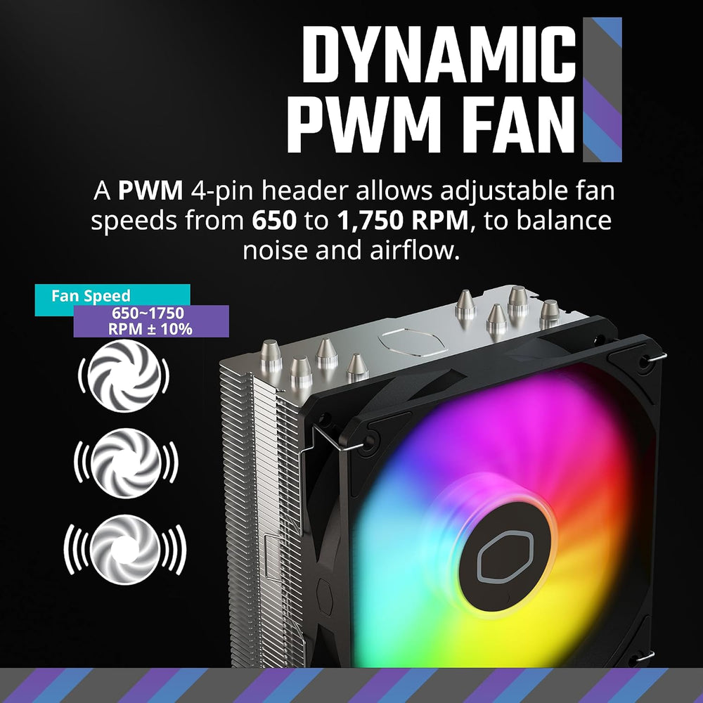 Disipador CPU CoolerMaster Hyper 212 Spectrum V3