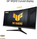 MONITOR ASUS TUF 34 VG34VQ3B 3440X1440 180 HZ 1 MS 2K vista 2