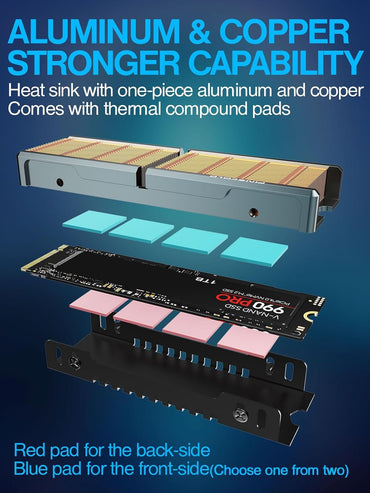 DISIPADOR JEYI M.2 2280 Q80 HEAT SINK