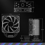Disipador CPU CoolerMaster Hyper 212 Spectrum V3