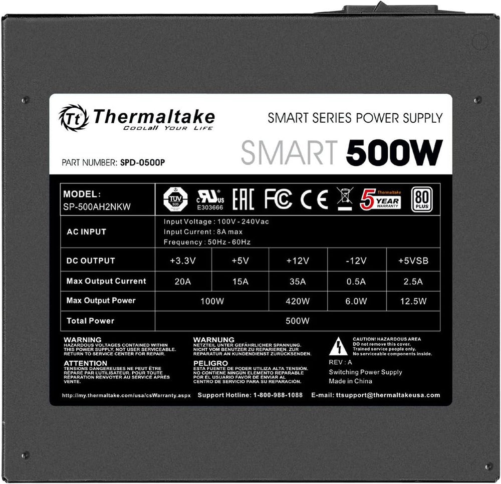 Thermaltake 500W 80 PLUS