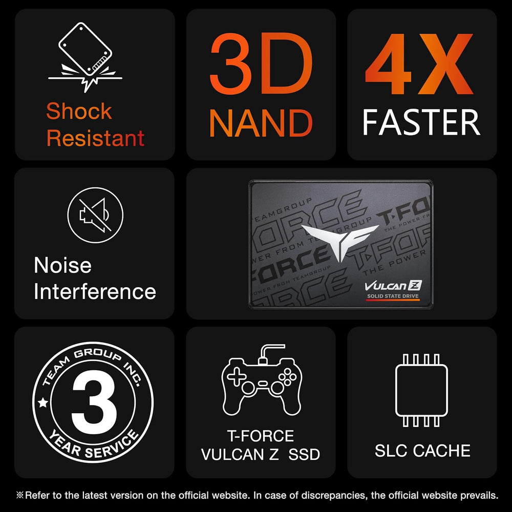 SSD TeamGroup T-Force Vulcan Z 512GB SATA