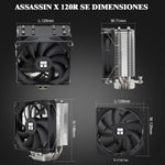 Disipador CPU Thermalright Assassin X 120 Negro