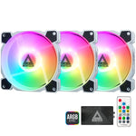 Kit 3 Ventiladores Montech Z3 Pro ARGB Blanco