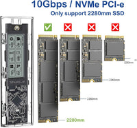 Enclousure Shuole M.2 NVMe USB-C Smart Digital