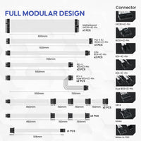 GV1000 1000W 80+ Gold Full Modular Blanca