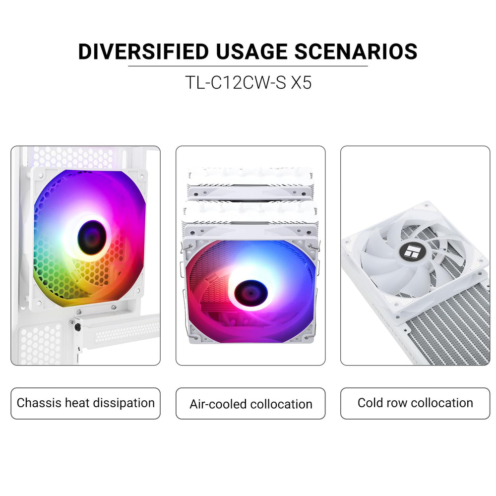 Thermalright TL-C12CW-S X5 ARGB Blanco