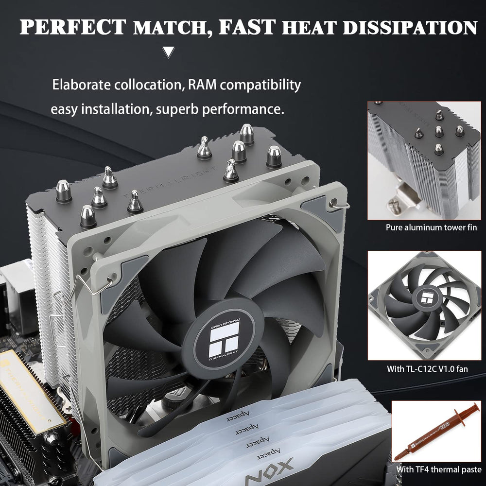 Disipador CPU Thermalright Assassin King 120 SE Negro