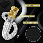 Cable Extensión ABNO1 Blanco/Gris
