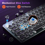 Teclado Risophy Estilo Máquina de Escribir