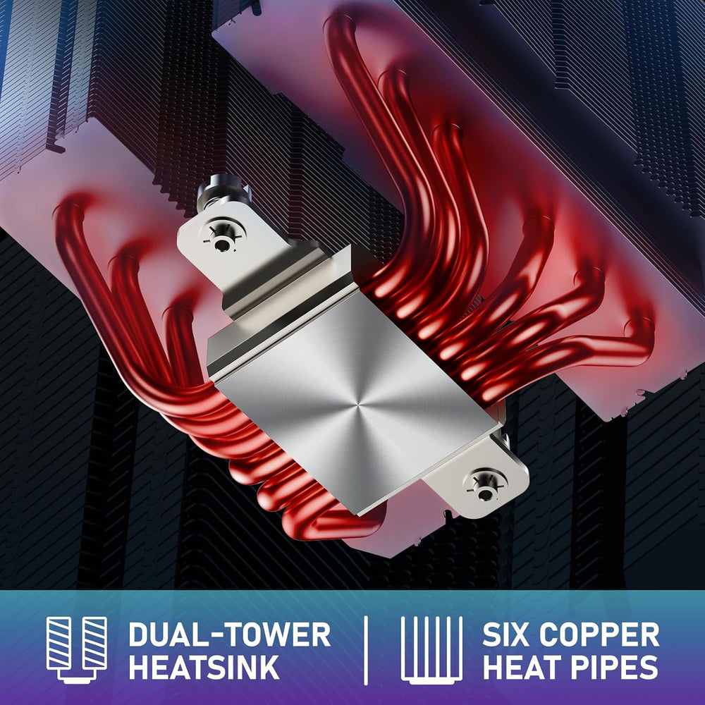 Disipador CPU Kalemax 120mm ARGB