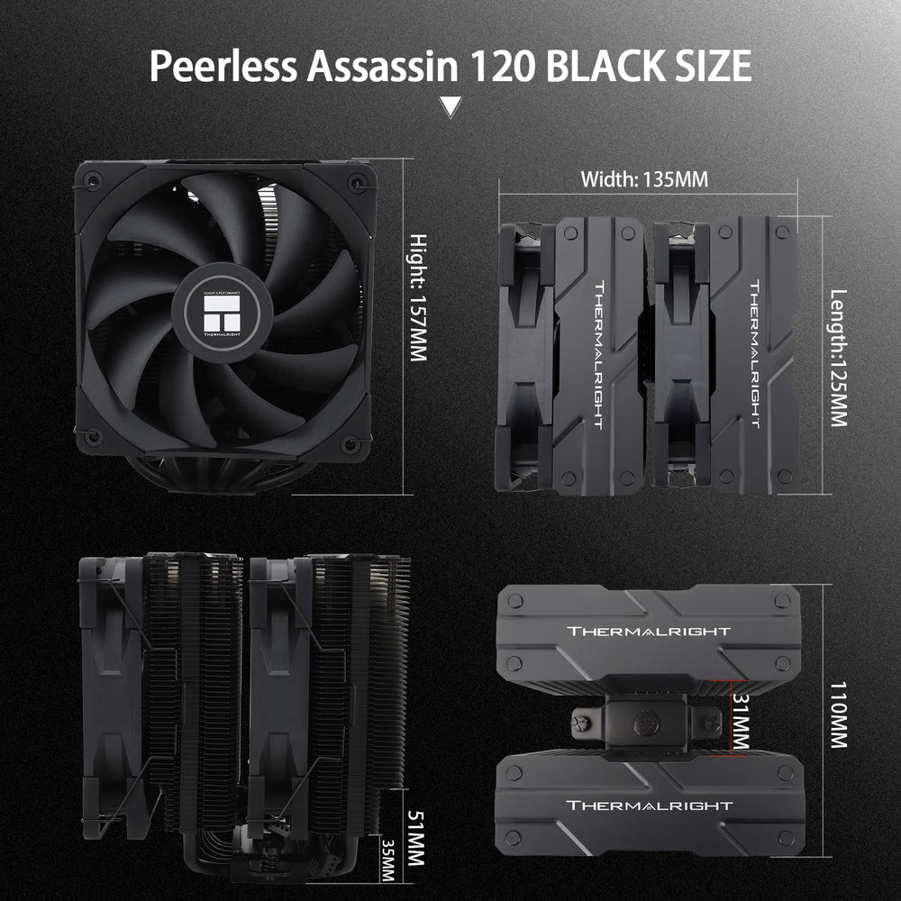 Thermalright Peerless Assassin 120 SE Negro