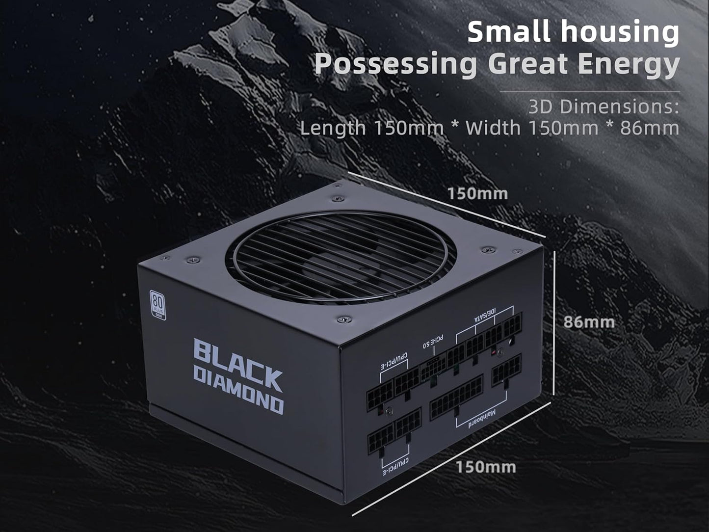 SAMA BLACK DIAMOND 1000W 80 PLUS GOLD