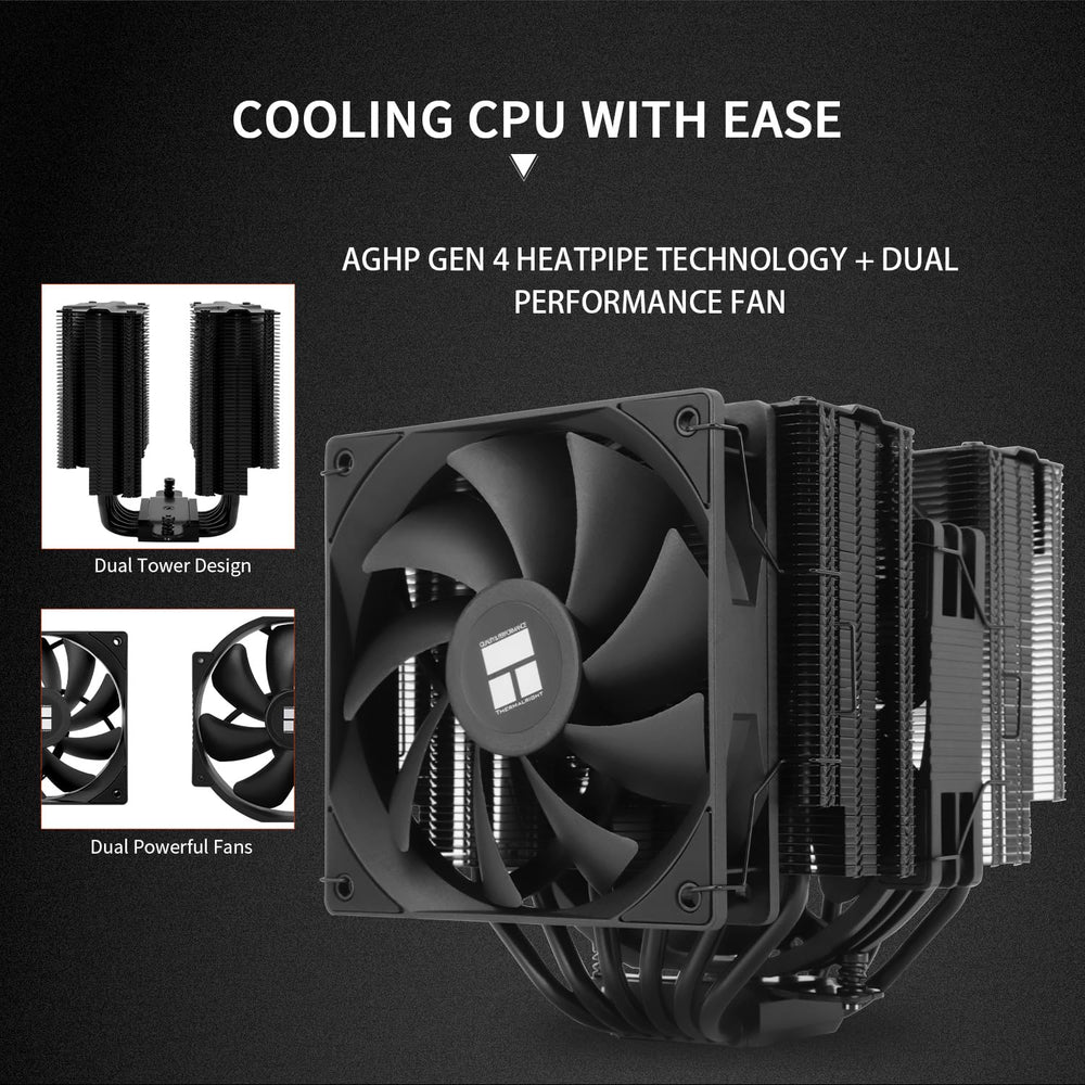 Disipador CPU Thermalright Assassin X 140 Negro