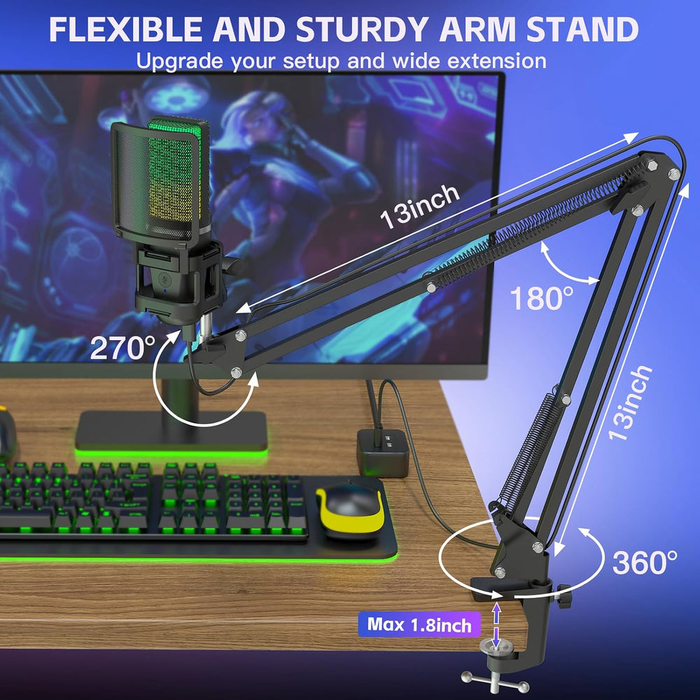 Zealsound Mic USB RGB