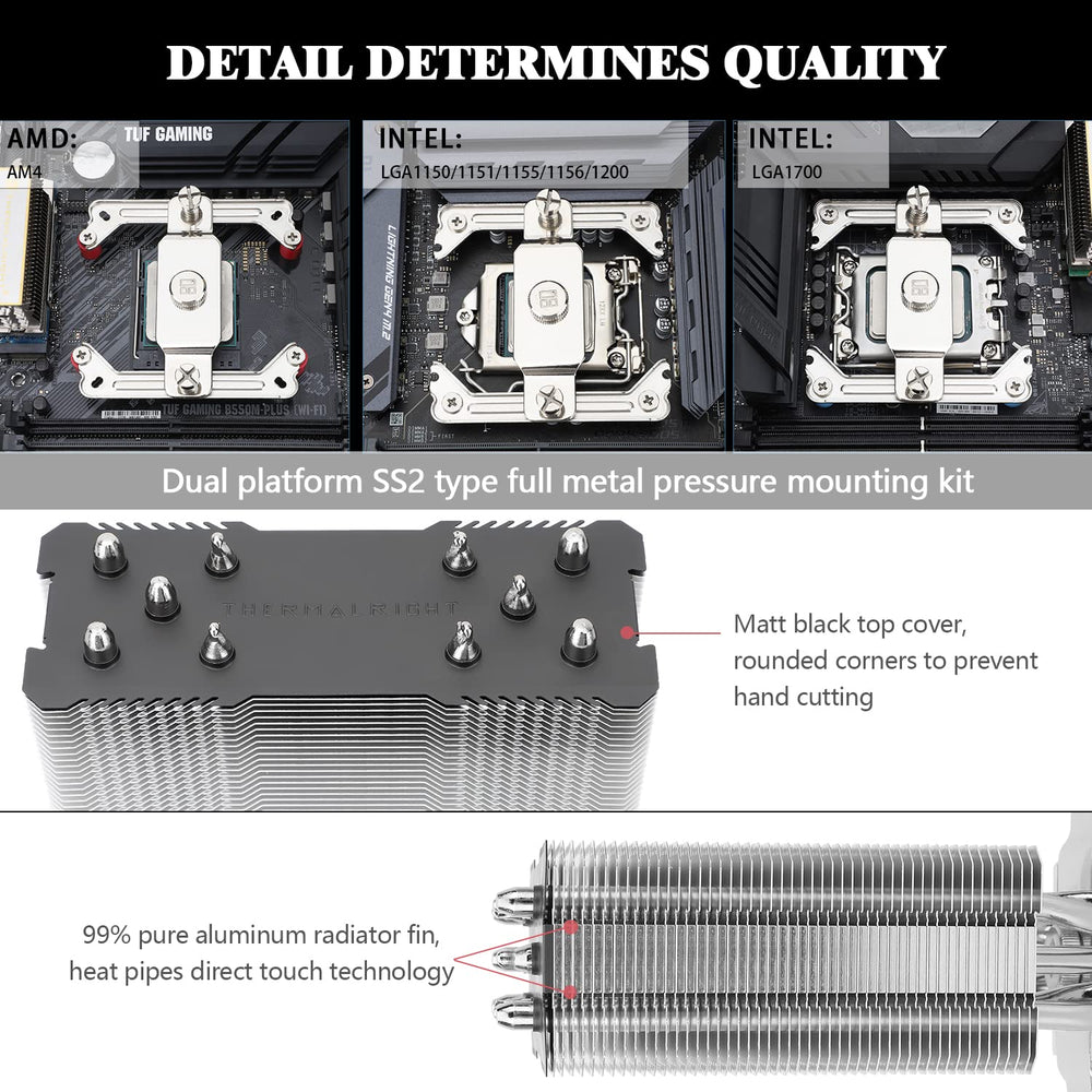 Disipador CPU Thermalright Assassin King 120 SE Negro