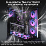 UTLGAMENG Kit 7 Ventiladores ARGB 120mm