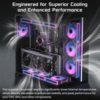 UTLGAMENG Kit 7 Ventiladores ARGB 120mm