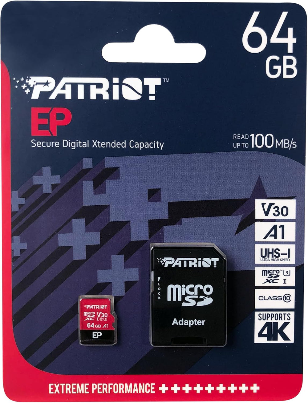 Memoria Micro SD 64GB A1 4K con Adaptador