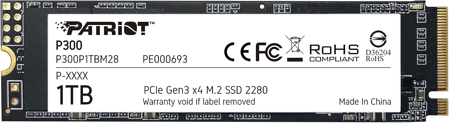 SSD Patriot P300 1TB NVMe