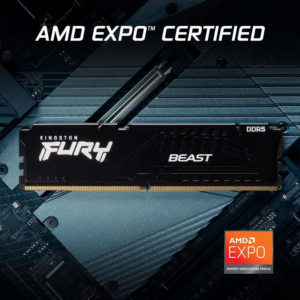 Kingston Fury Beast RGB DDR5 16GB (2x8GB) 6000MHz