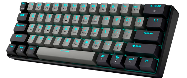 Abucow K61S 60% Gris (Switch Azul)