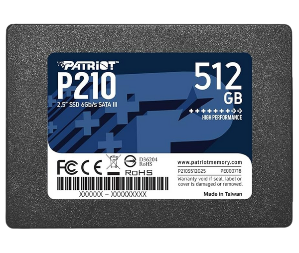 SSD Patriot P210 512GB SATA