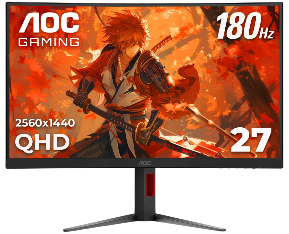MONITOR AOC 27" CQ27G4H QHD 2K 1500R 180HZ 0.5 MS